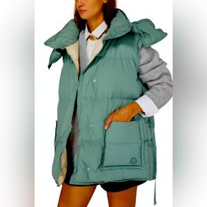 Moncler Genius 2 Moncler 1952 Green Batty Down Vest